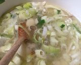 A picture of step 3 of Creamy leek and potato soup.