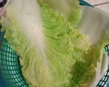 Foto langkah ke 2 dari resep SAWI PUTIH GULUNG isi ayam udang.