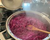 A picture of step 1 of Tangy Red Cabbage.