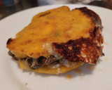 Foto del paso 9 de la receta: Arepa🍄rellena🥯de champiñones🥙salteados🧀y queso🧆