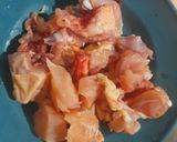 Foto langkah ke 1 dari resep Ayam Timun Kuah Kecap.