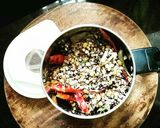 A picture of step 3 of Black gram Dal idli podi.