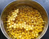 A picture of step 1 of Matar Dal Fritters.
