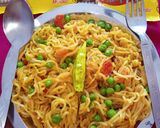वेजी मसाला मैगी (veggie masala maggi recipe in Hindi) रेसिपी चरण 4 फोटो