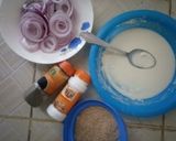 A picture of step 1 of Onion rings.