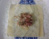 Hình bước làm 2 của món Hoành thánh tôm thịt