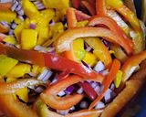 A picture of step 2 of Tangy Mango and Pepper Chicken.