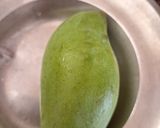 A picture of step 1 of Sabja seeds Raw mango summer drink.