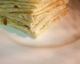 A picture of step 4 of Roti and Ground beef.