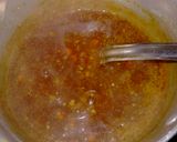 A picture of step 4 of Manchow veg soup.