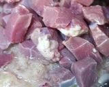 A picture of step 3 of Butt karahi.