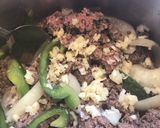 A picture of step 2 of Taco Soup.