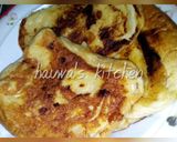 A picture of step 3 of Fried bread n egg.