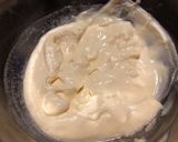 Une image de l'étape 2 de Crêpes au Matcha et crème mascarpone au Saké.