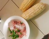 Hình bước làm 1 của món Chả bắp chiên giòn