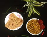 A picture of step 6 of Chole Masala.
