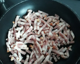 Foto del paso 2 de la receta: Pasta con salsa de queso y bacon