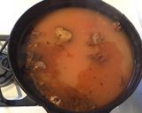 A picture of step 2 of California Farm Leftover Duck or Turkey Cabbage Roll Soup.