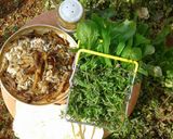 A picture of step 6 of Mujaddara (Lebanese Rice and Lentils).