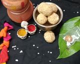 A picture of step 6 of Til gul ladoo.