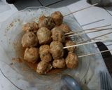 Foto langkah ke 3 dari resep Sate bakso #BikinRamadanBerkesan.