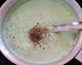 A picture of step 4 of Makhna, Sabudana kheer.