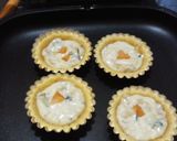 Foto langkah ke 4 dari resep Cheese chicken mushroom quiche with HC.