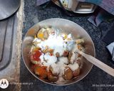 A picture of step 2 of Baby potato and cornflour fry.