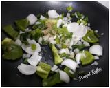 A picture of step 3 of Soya Chunk Chilli Paneer.