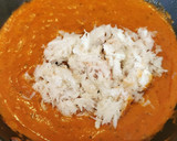 Foto del paso 8 de la receta: Espaguetis a la Marinera con carne de bocas de Cangrejo