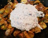 A picture of step 6 of Spicy Brinjal Masala.