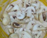 A picture of step 3 of Chilli Mushroom.
