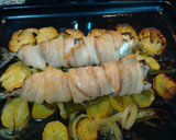 Foto del paso 4 de la receta: Caballa con abrigo de panceta