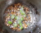 A picture of step 3 of Radish idli/ muli idli.