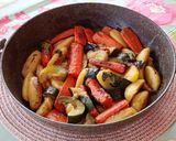 Serpenyős zöldségköret recept fázis 5 fotója
