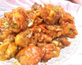 Foto langkah ke 7 dari resep Ikan tongkol goreng tepung with black pepper sauce.