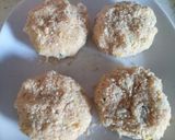 A picture of step 2 of Salmon and sweet corn cakes.