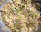 A picture of step 6 of Cabbage Pancakes.