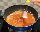 A picture of step 10 of Pasta in red sauce.