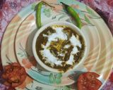 A picture of step 8 of Palak Paneer healthy and tasty 😋.