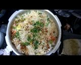 A picture of step 7 of Mutton Biryani.