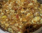 A picture of step 3 of Paneer bhurji.