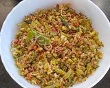 A picture of step 6 of Broad beans fry.