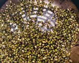 A picture of step 3 of Air fried moong beans.