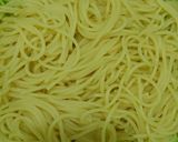 Hình bước làm 1 của món Mì ý sốt hải sản