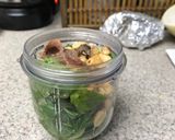 A picture of step 2 of Rib Eye Pineapple and Pestomole Sandwich.