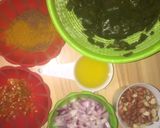 A picture of step 2 of Dambun shinkafa.