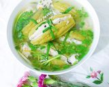 Hình bước làm 4 của món Canh khổ qua dồn cá thác lác