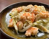 Foto langkah ke 3 dari resep Tumis Udang dan Kol.