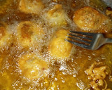 A picture of step 11 of Beans balls II.